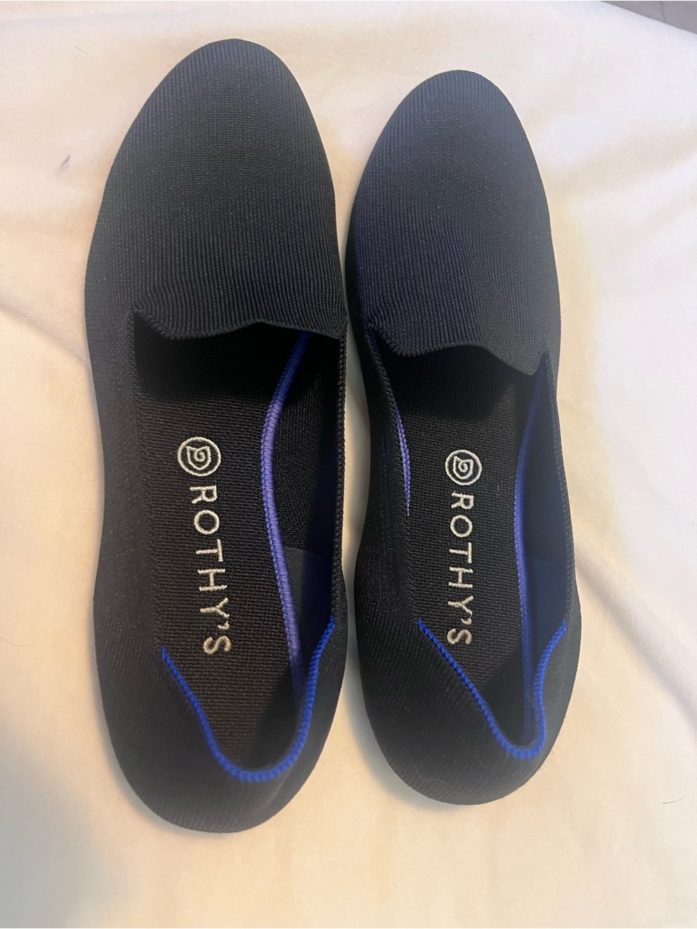 Rothy's washable loafer Black Slip-On Flats size 12